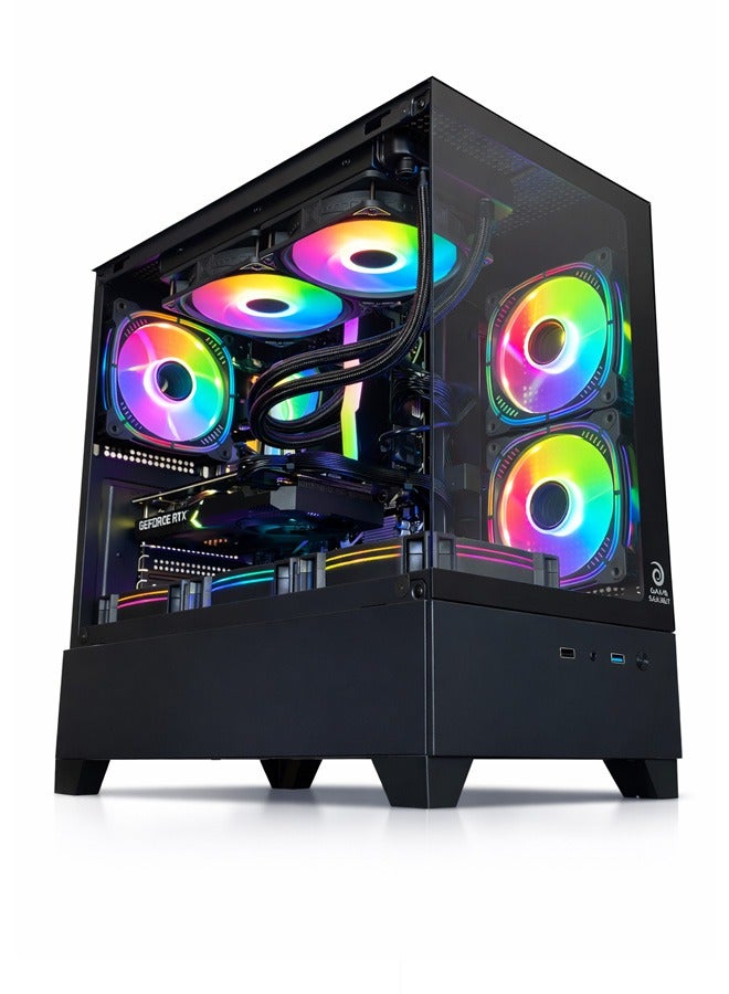 Game Sekret Apex Gaming PC - Intel Core i7-14700F | GeForce RTX 5060 8GB GPU | 32GB DDR5 RAM-1TB NVMe SSD | 240mm Liquid Cooler-B760 MB-650W 80+ PSU | WiFi-Bluetooth-Windows 11 Pro | Game Sekret Desktop Computer | 1 Year Warranty - Image 1